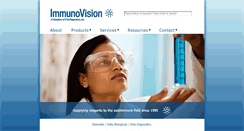 Desktop Screenshot of immunovision.com